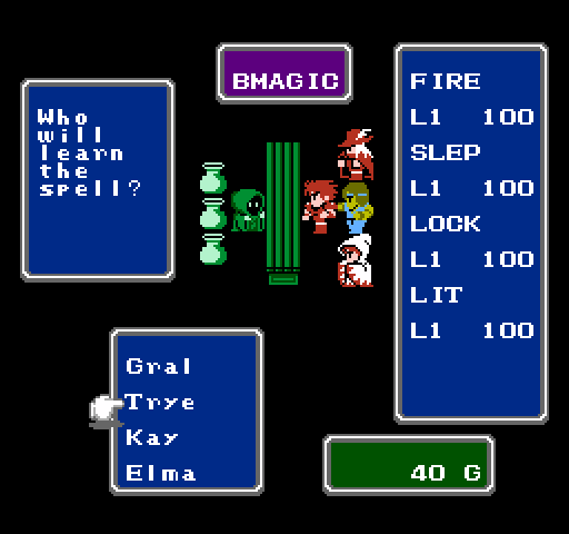 Final Fantasy 1 Character Names: FF1 party member name suggestions